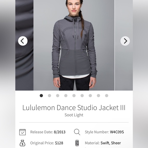 lululemon athletica Gray Bomber Jacket - Picture 6 of 6